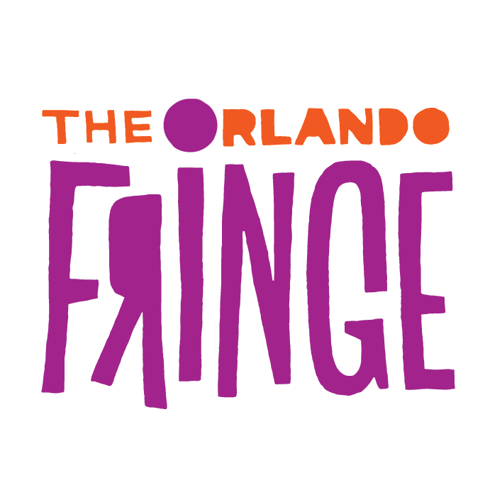 The Orlando Fringe logo in purple and orange.