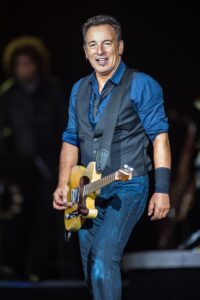 Bruce Springsteen - the Boss - with a guitar