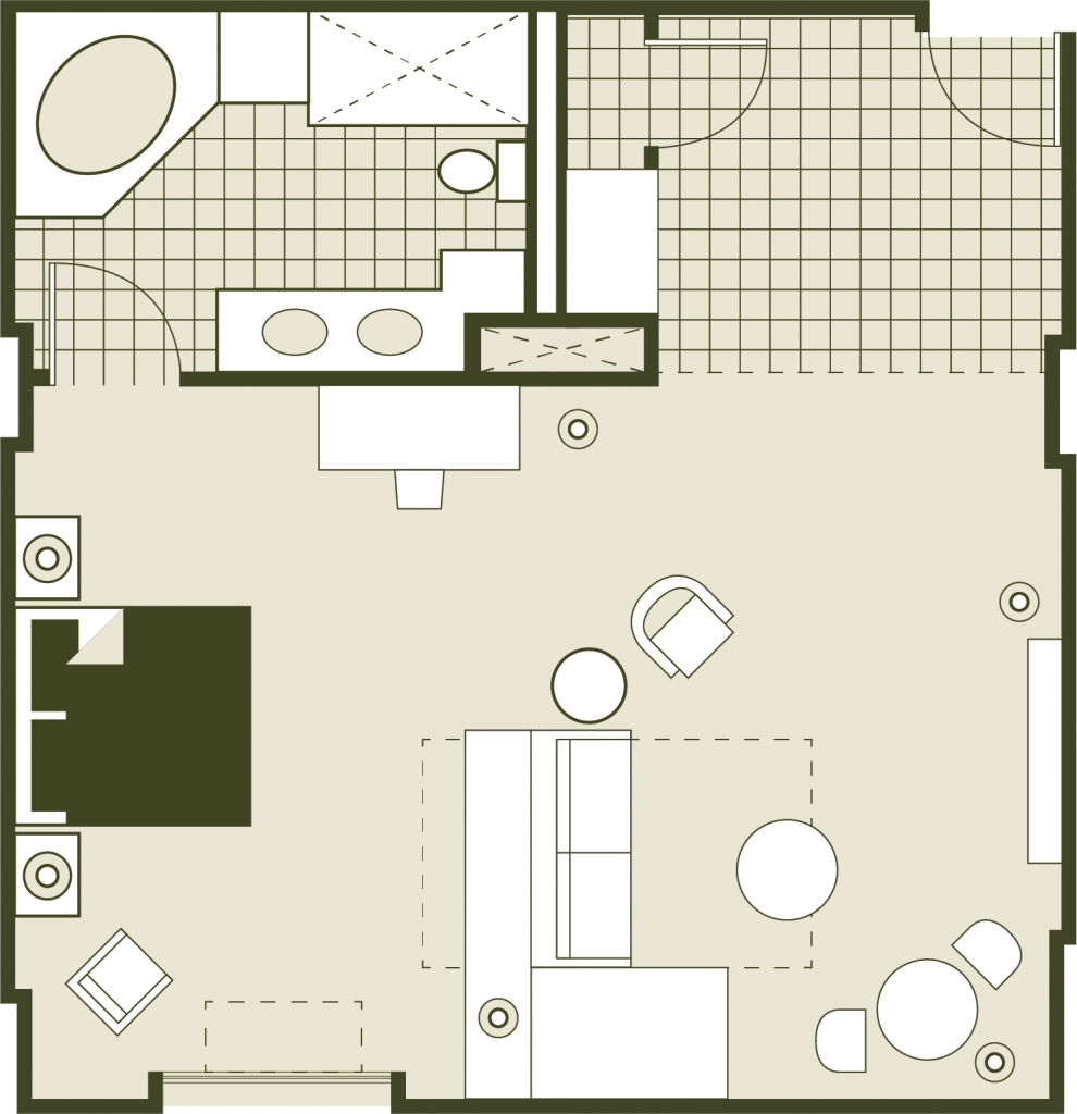 Rsc Accommodations Floorplans 2017 Petite Rosen Shingle Creek