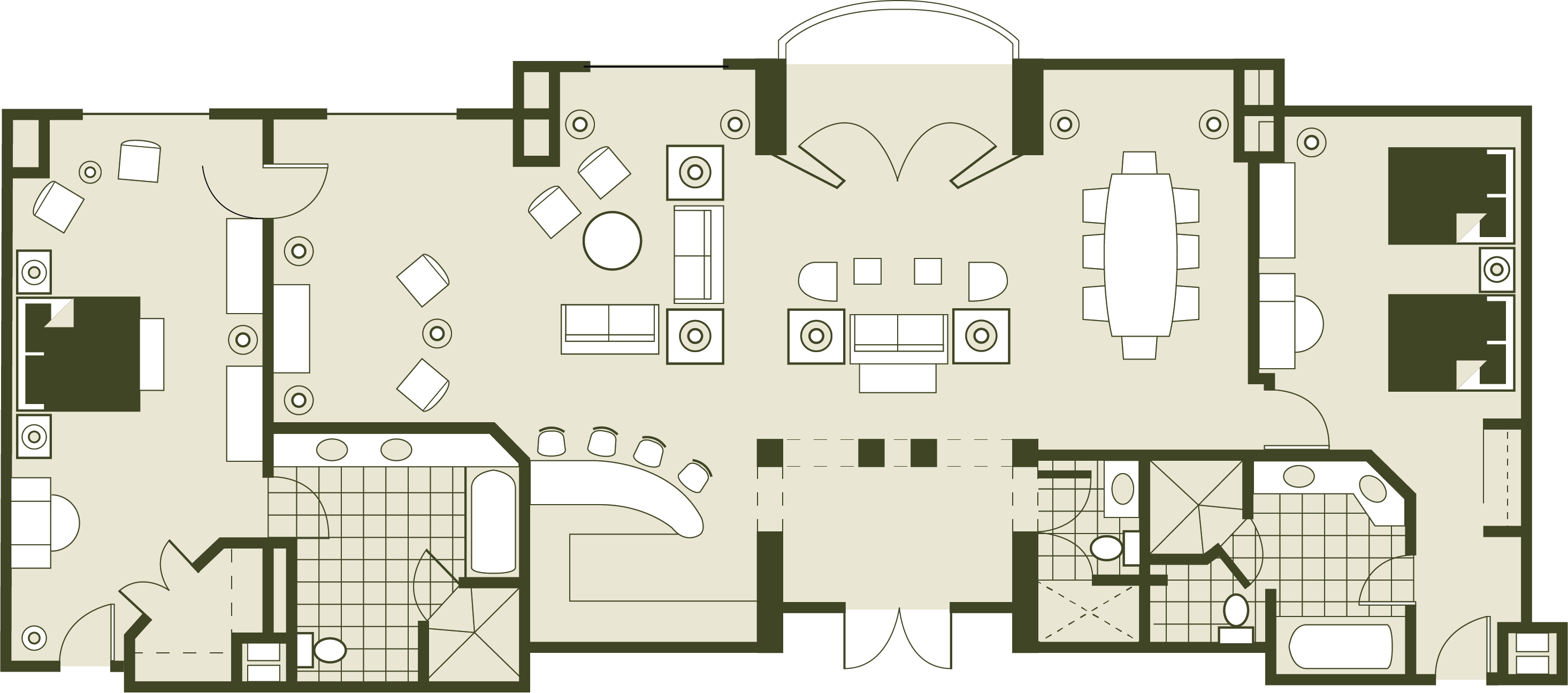 Presidential Suite 1 Bedroom with Balcony | SLS Dubai | Ennismore