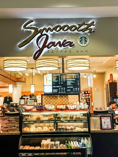 Smoooth Java Coffee Bar at Rosen Shingle Creek is one of the Orlando coffee shops serving the best coffee in Orlando.