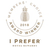 Members Choice I Prefer Hotel Award 2018 Winner